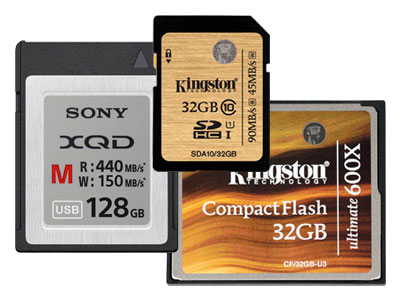 Tarjetas de memoria